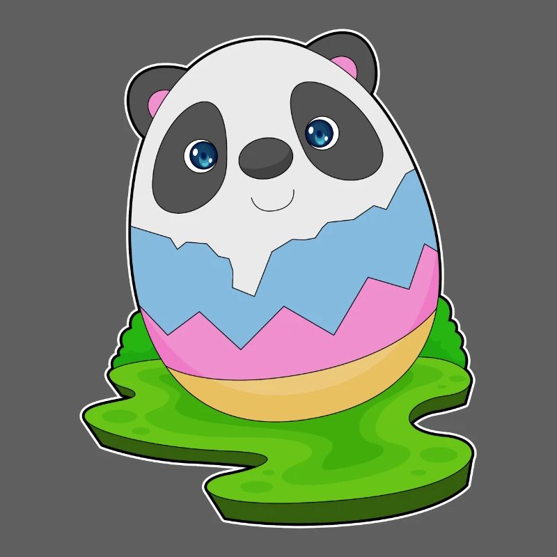 Panda Easter Easter Egg