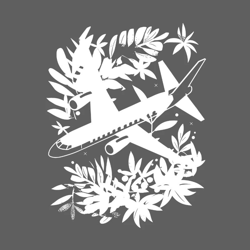 Flugzeug Comic Stil