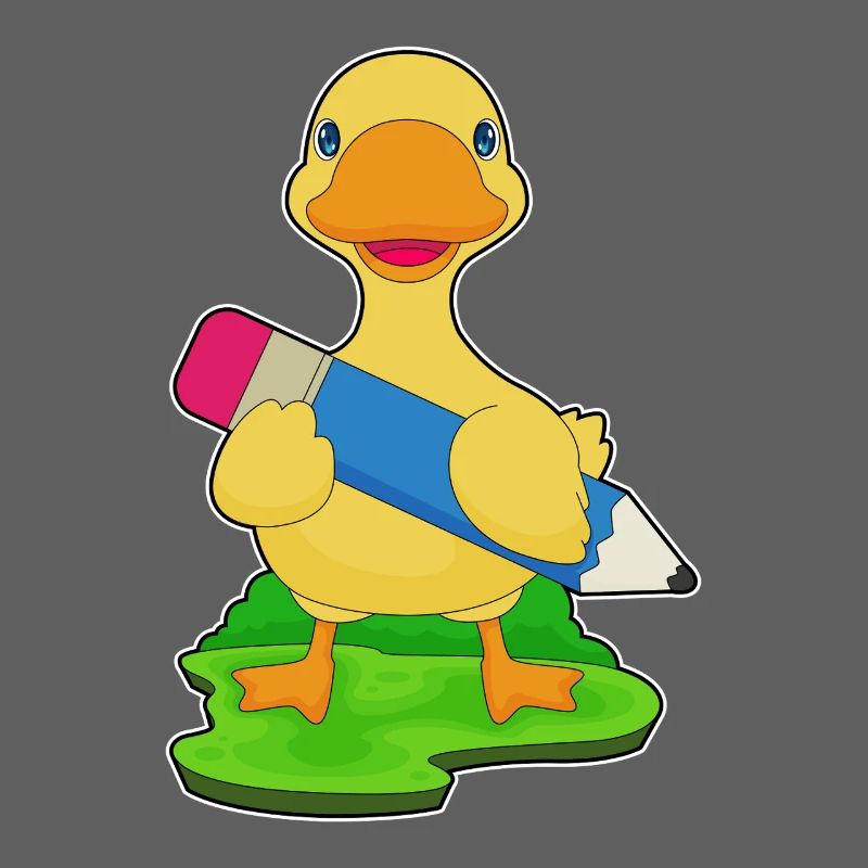 École de crayon Duck Student