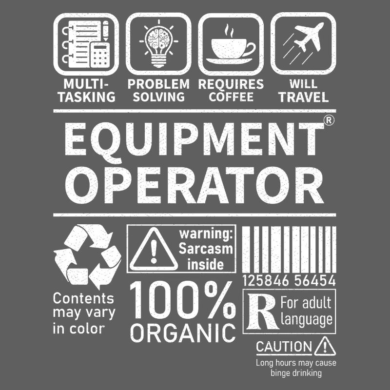 Equipment operator multi tasking problem solving