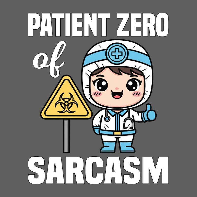 PATIENT ZÉRO DU SARCASME - CADEAU DE MÉDECIN