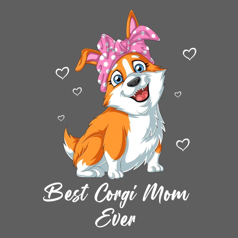 Süße Corgi Mama Statement Muttertagsgeschenk