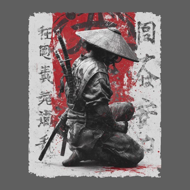 Épée de samouraï, guerrier japonais, combattant ninja