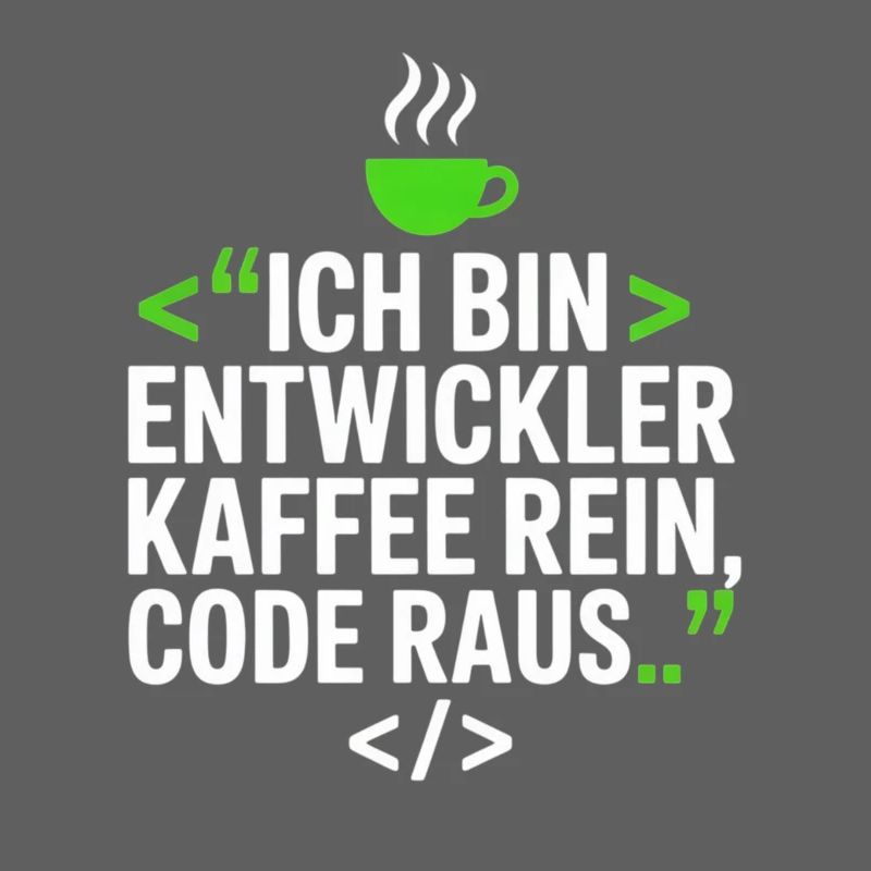 Developer Coffee Saying