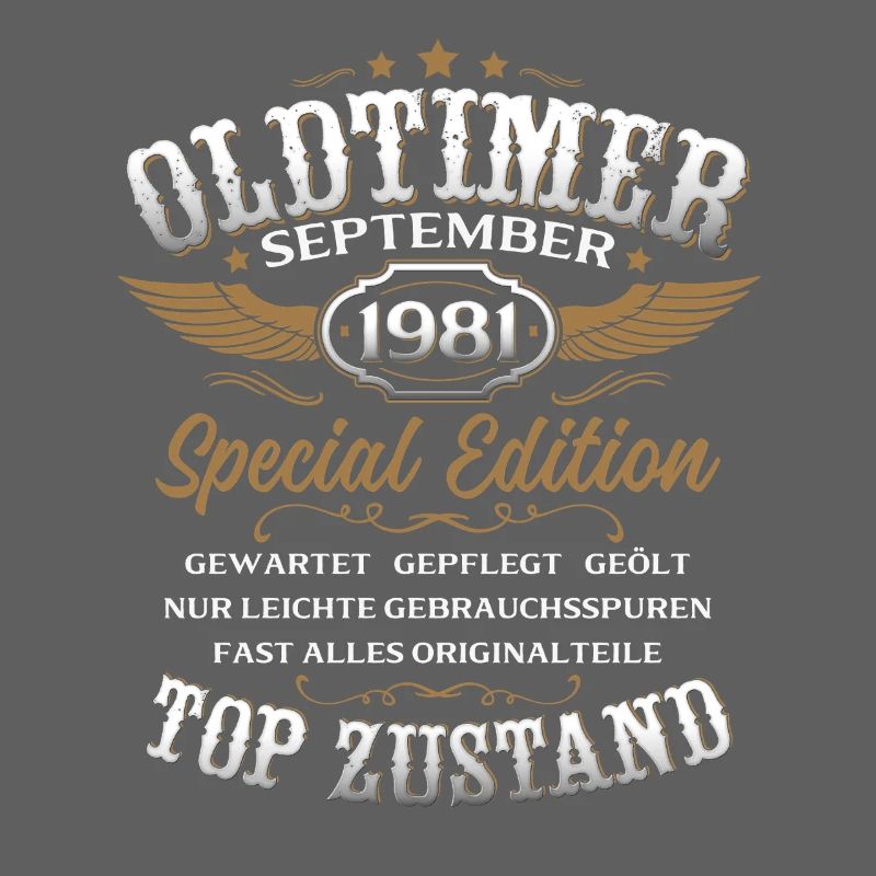 44. Geburtstag Geschenk Oldtimer September 1981