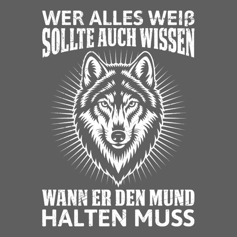 Wolf Spirit SHOULD KNOW WHEN TO SHUT UP