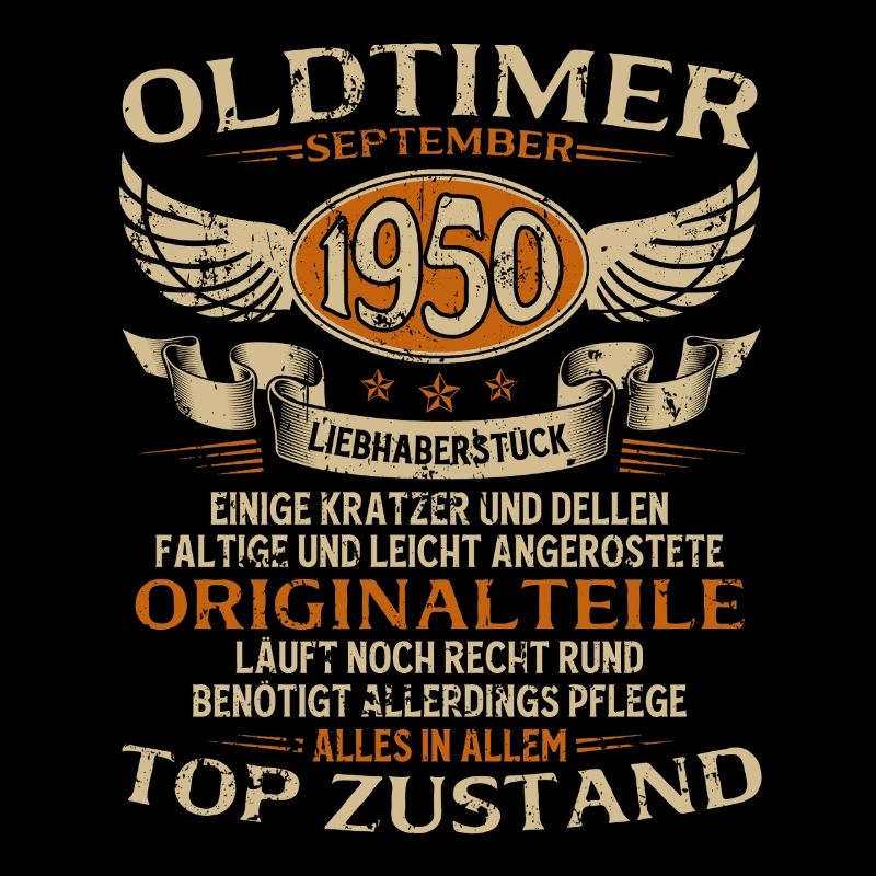 75. Geburtstag Geschenk Oldtimer September 1950