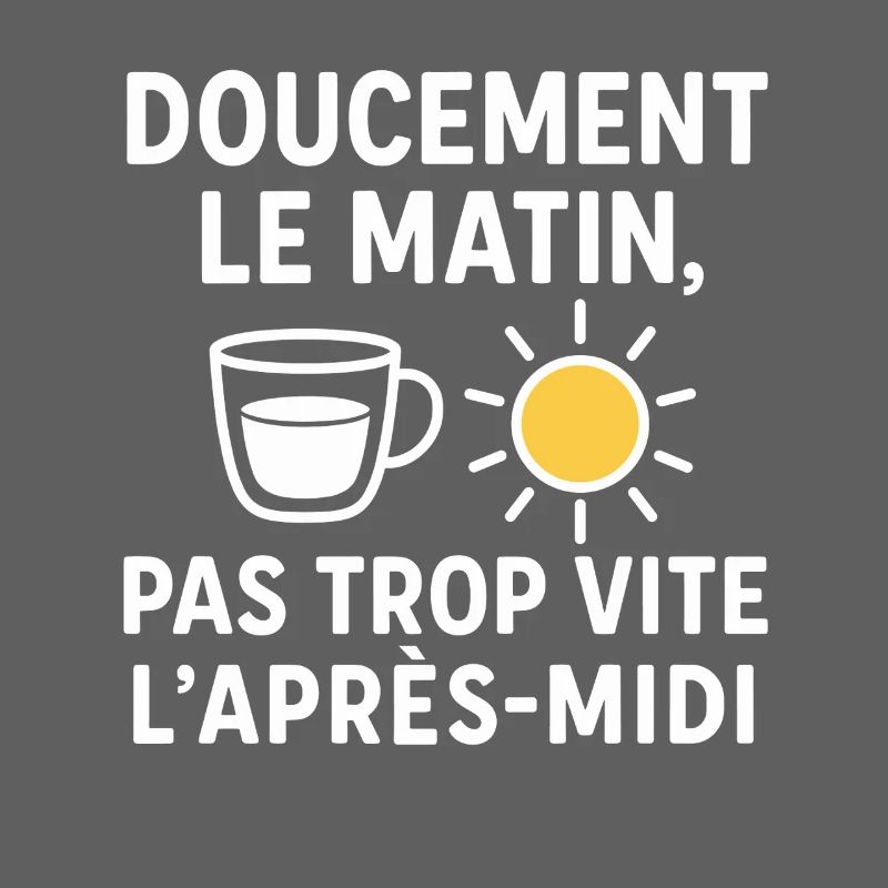 Doucement le Matin, Pas Trop Vite l’Après-Midi