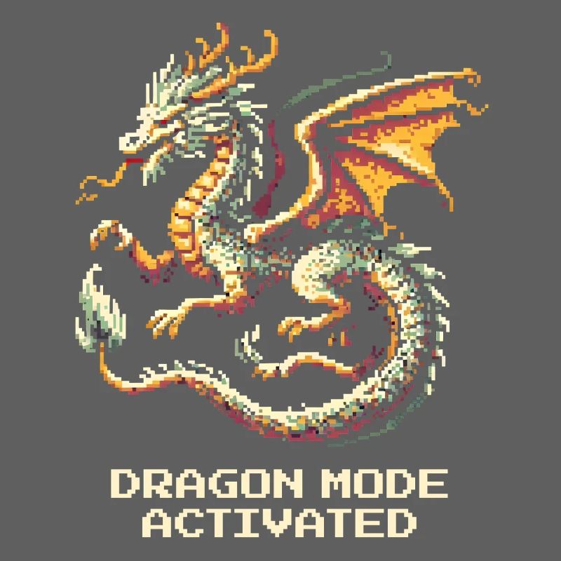 Dragon Mode Enabled | Fantasy RPG Pixel Art