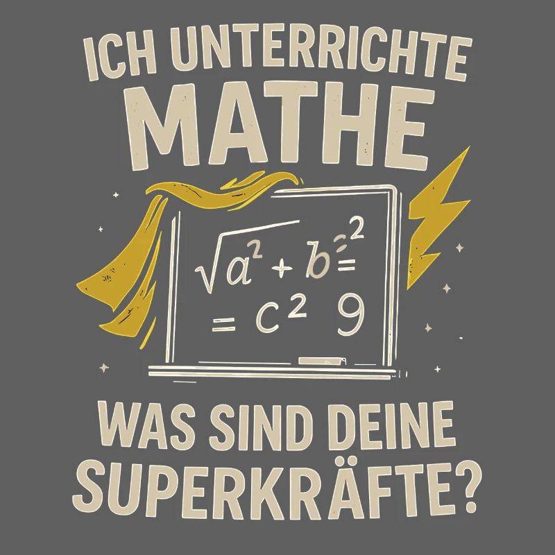 Ich unterrichte Mathe – Deine Superkräfte?