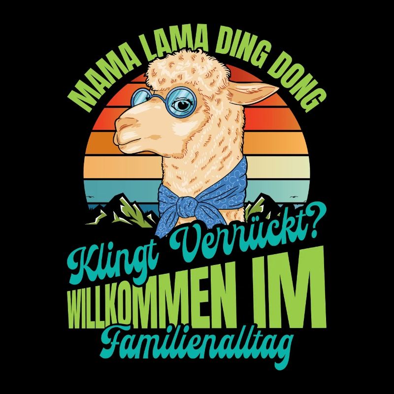 Werdende Mutter MAMA LAMA DING DONG Lustiges