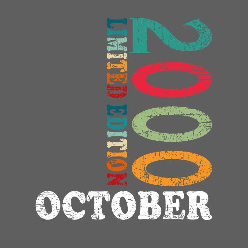 25th Birthday Original October Year 2000