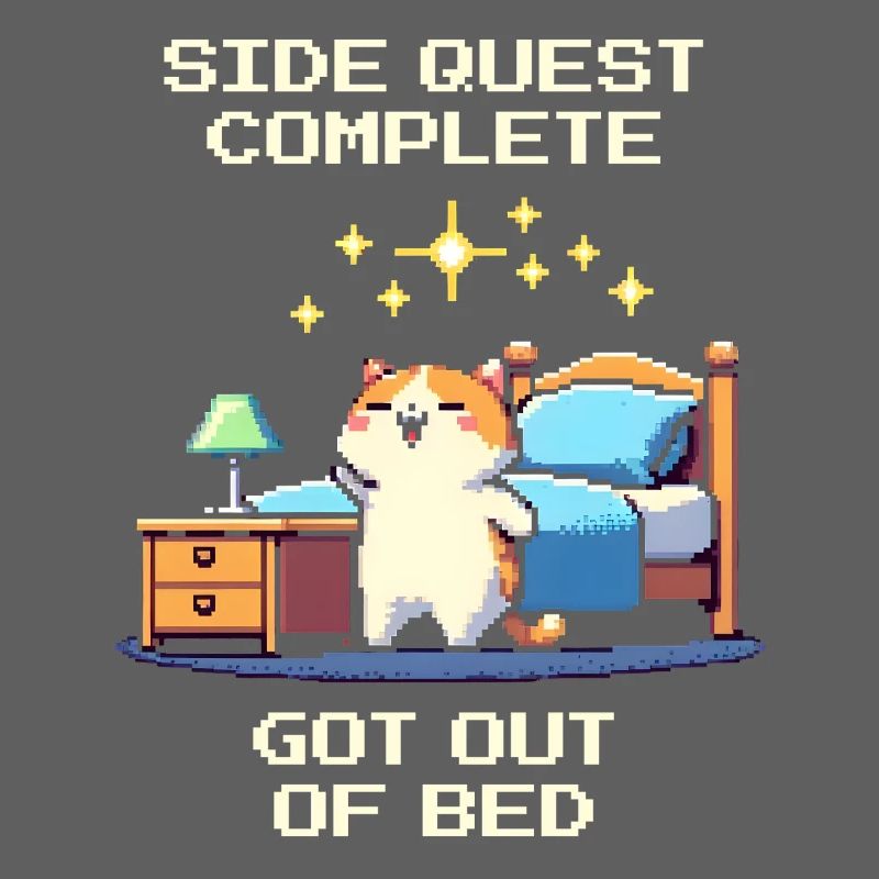 Quête secondaire terminée : Sortir du lit, accomplissement quotidien