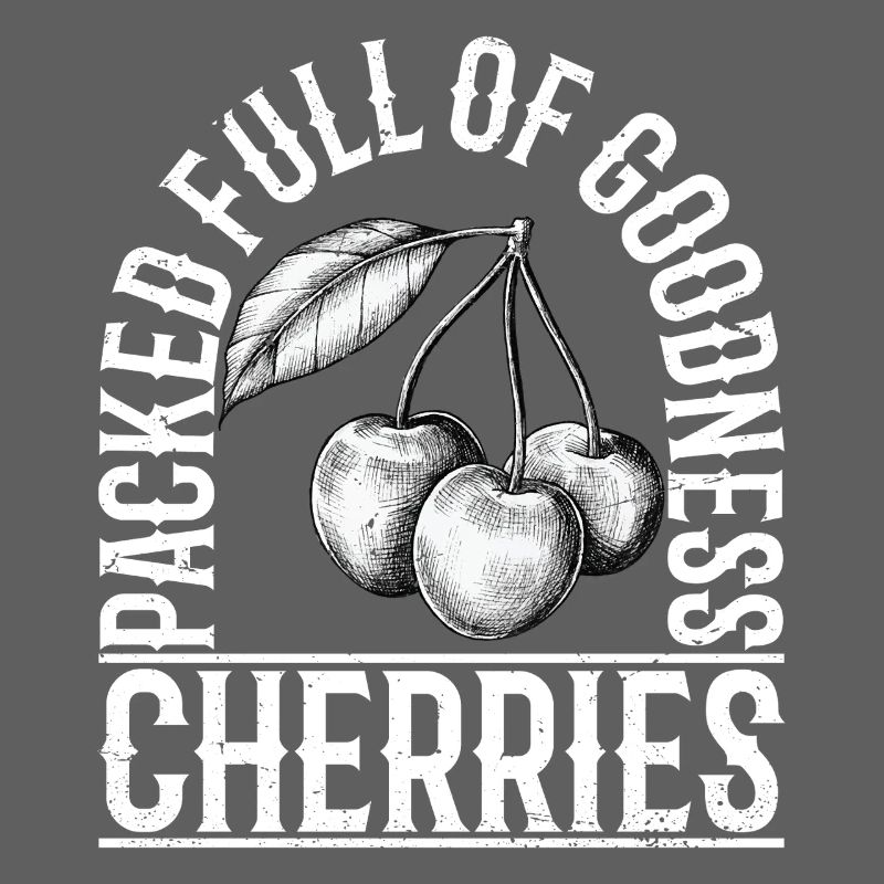 Rempli de cerises de qualité