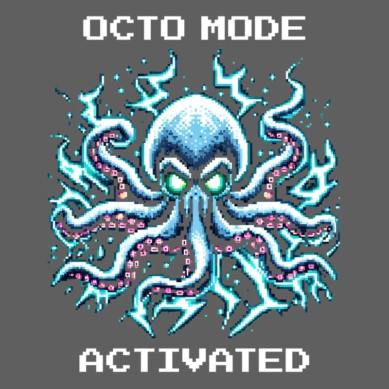 Octopus Mode Enabled | Kraken Gaming Humor