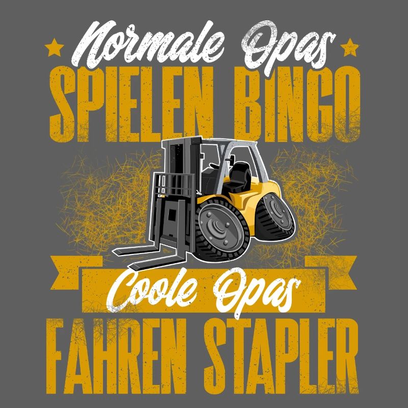 Opa Staplerfahrer