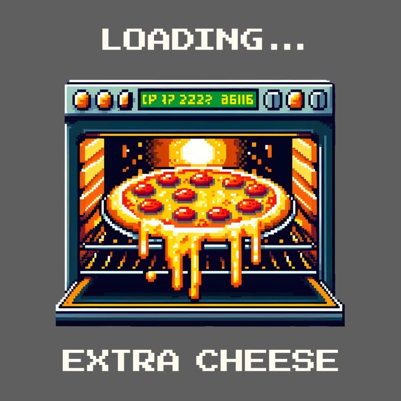 Loading... Extra Käse | Pizza Gaming Humor