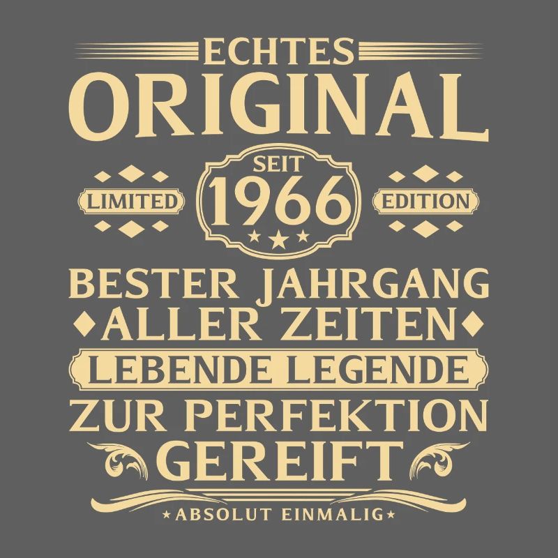 60. Geburtstag Echtes Original seit 1966