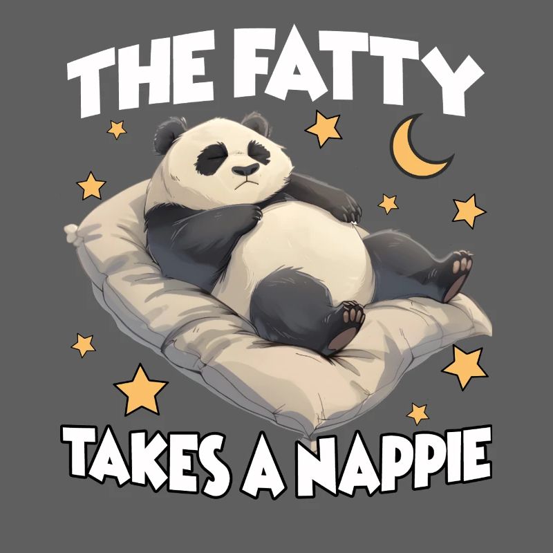 Morgenmuffel & Panda Lovers Pyjama Nachthemd