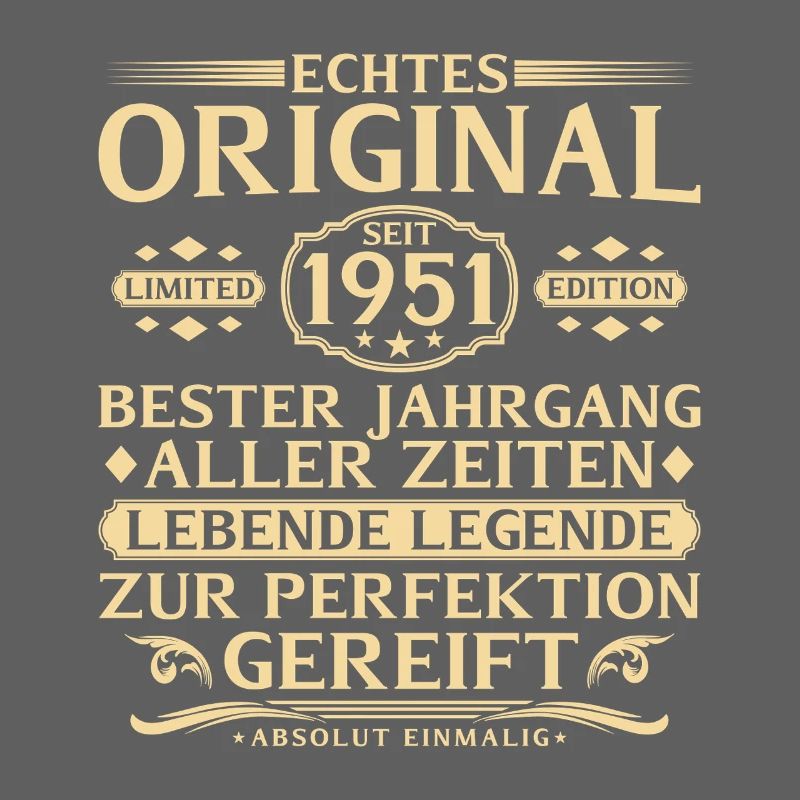 75. Geburtstag Echtes Original seit 1951