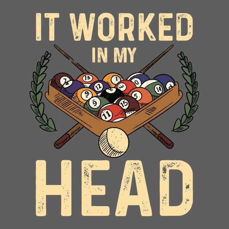 Head Has Pool Humor