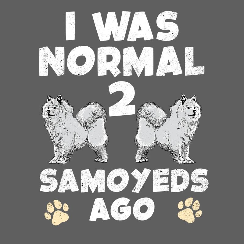J’étais normal devant deux Samoyèdes