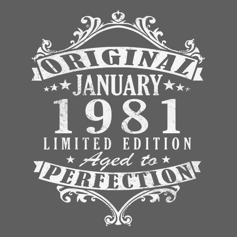 45th Birthday Original January 1981