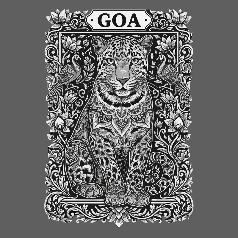 Mandala du léopard de Goa
