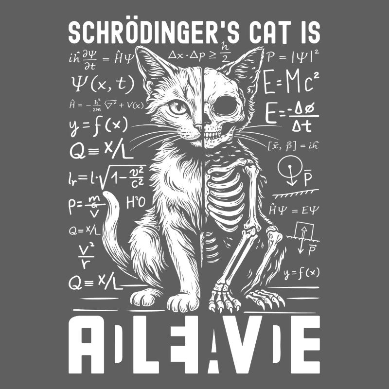 Le chat de Schrödinger vivant et mort
