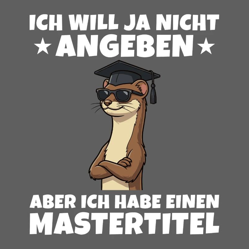 Mastertitel geschafft Wiesel Studium Abschluss