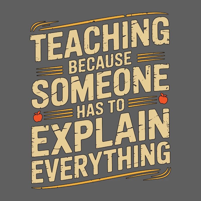 Elementary Teacher Teaching Because School Tutor