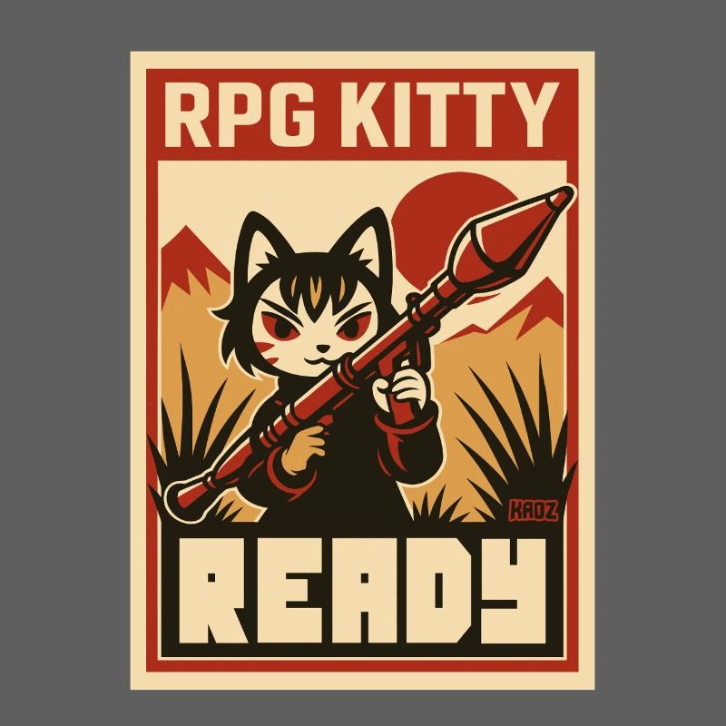 Affiche RPG Kitty Ready