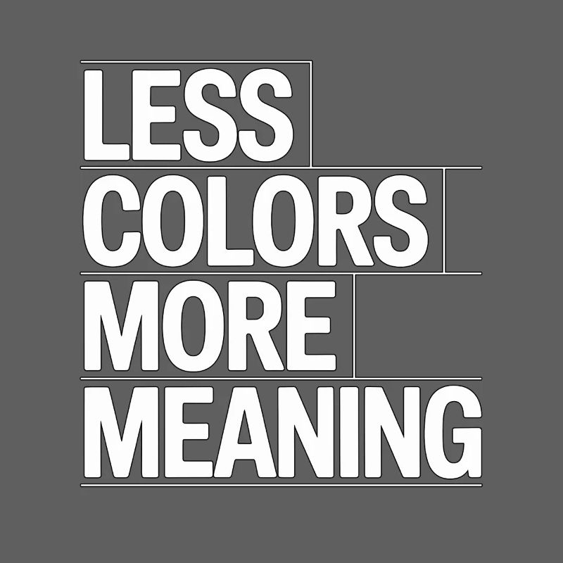 Designer de logos Moins de couleurs Plus créatif Designer