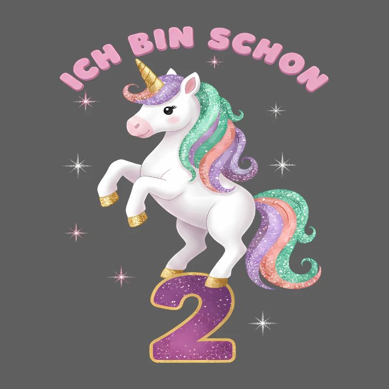 3. Geburtstag Einhorn Mädchen Ich bin schon 3