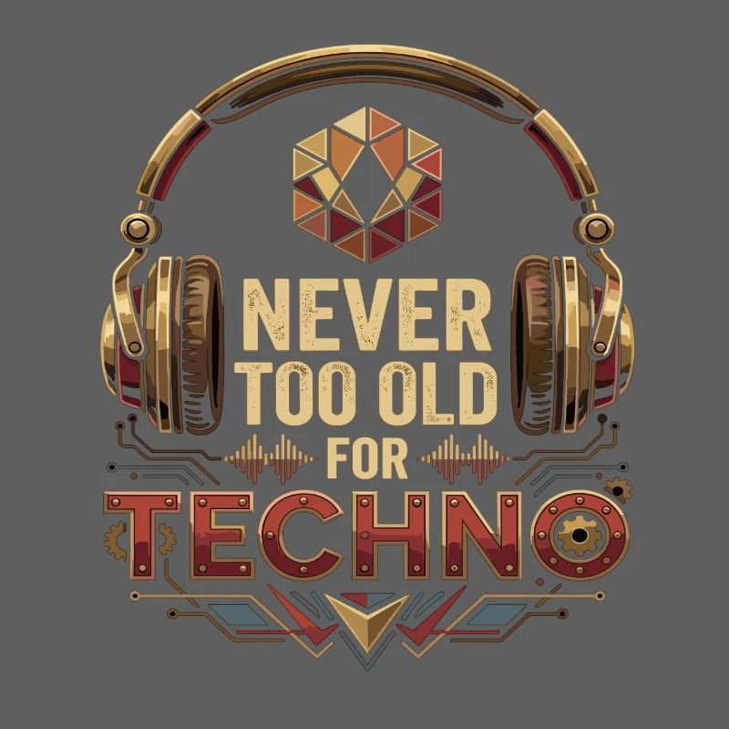 Never Too Old For Techno DJ Rave