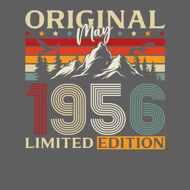 70. Geburtstag Geschenk Original Mai 1956