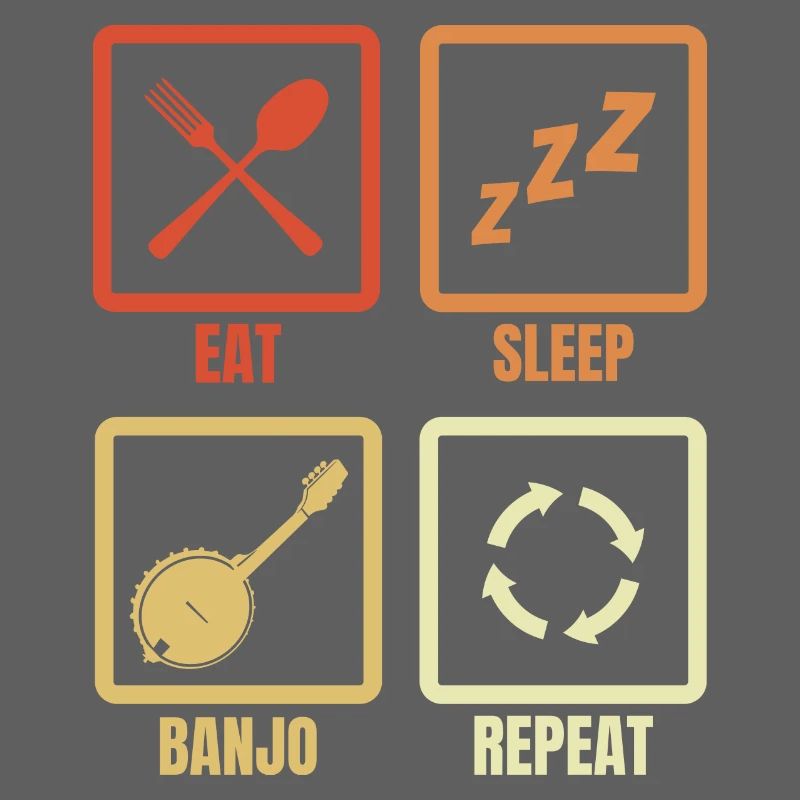 Manger Sommeil Banjo Répéter