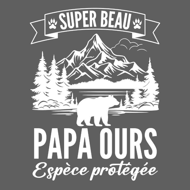 Super beau papa ours
