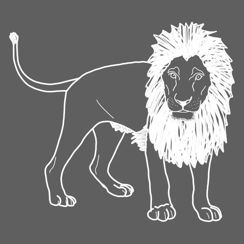 Löwe lineart