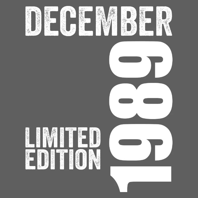 Retro Geburtstagsgeschenk - Dezember 1989