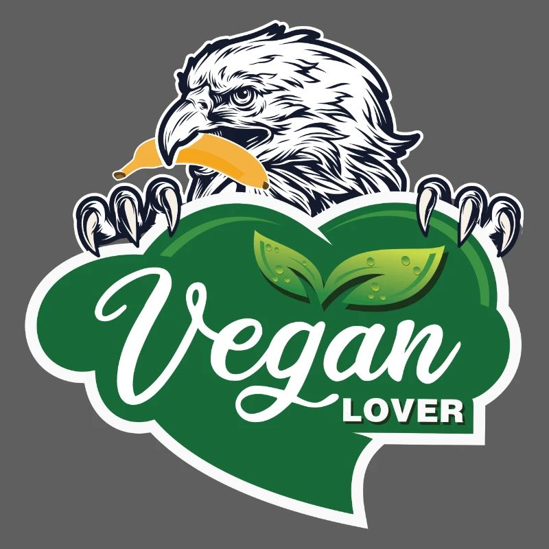 Vegan Lover Eagle Graphique