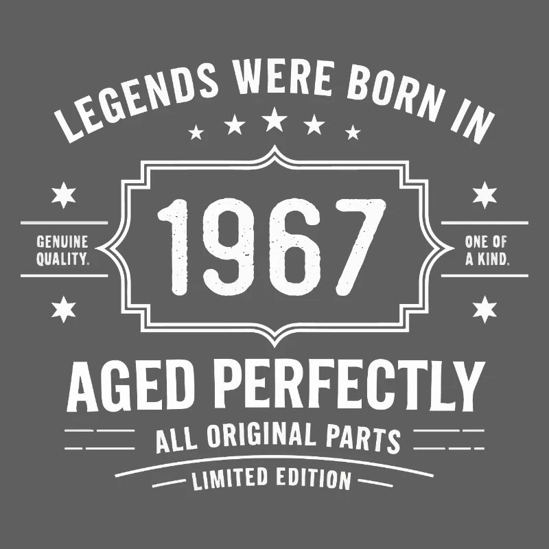 Original 1967 Vintage | Geburtstagsgeschenk 1967