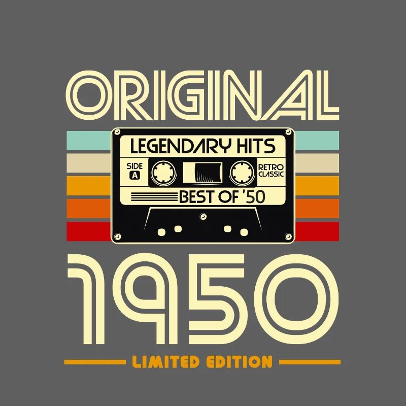 Original 1950 Cassette Retro Édition limitée