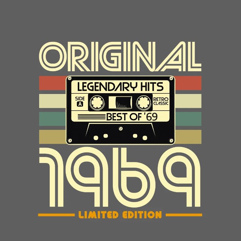 Original 1969 Rétro Cassette