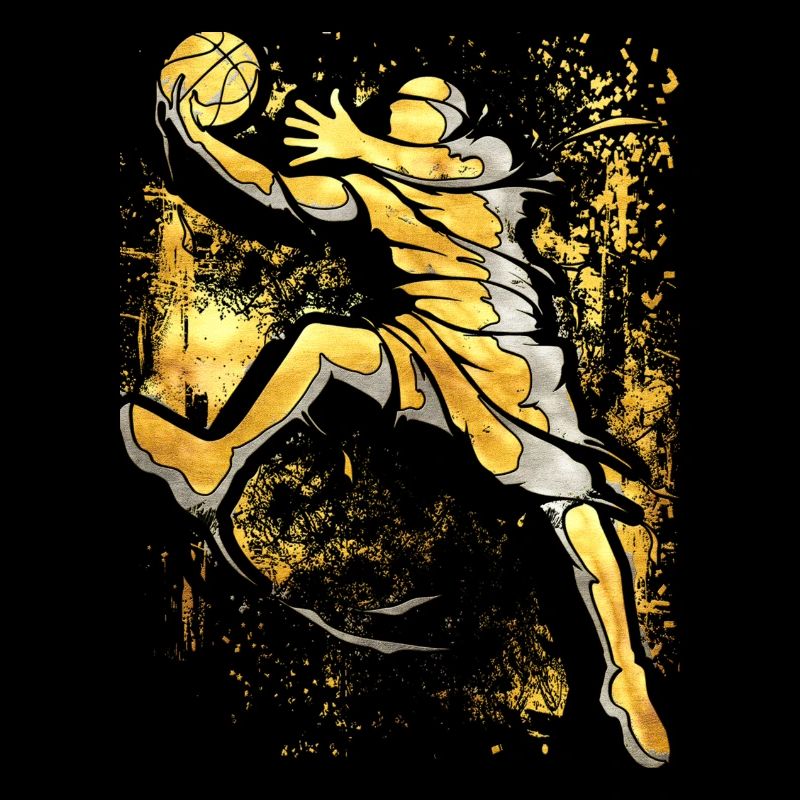 Basketteur - J’aime Basket - Slam dunk