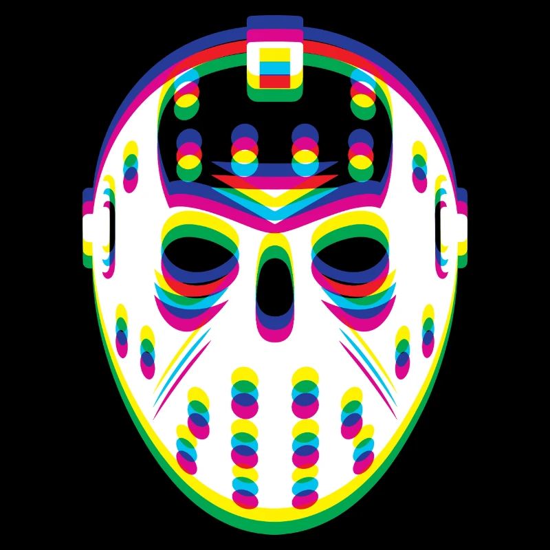 Masque de hockey EDM Techno Rave