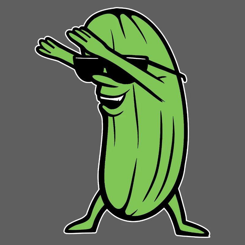 Dabbing Concombre Dabbing Dab Danse Hip-Hop Danse Pose