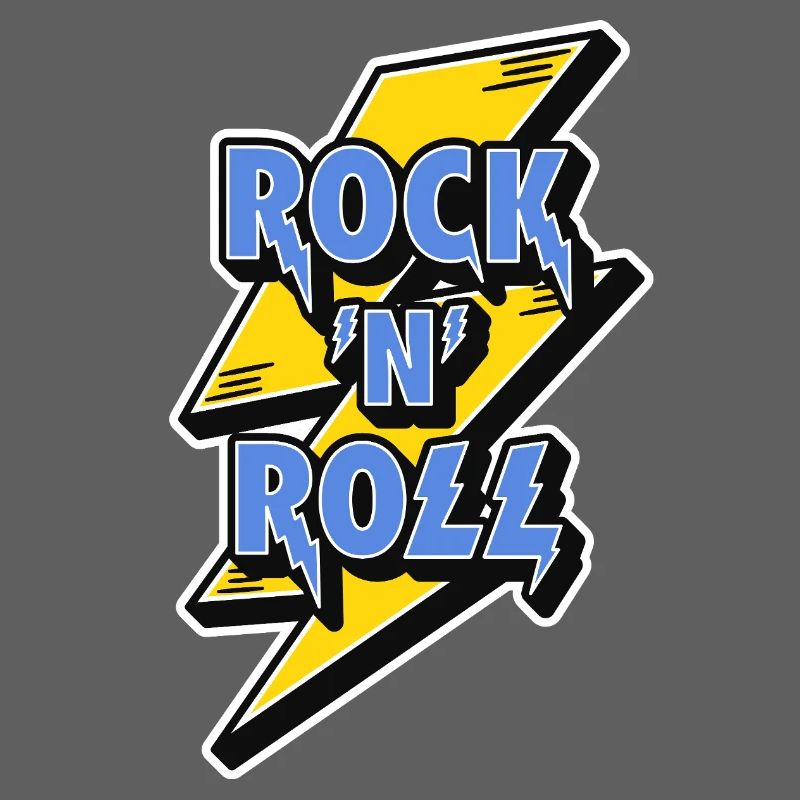 Logo Rock 'n' Roll avec éclair