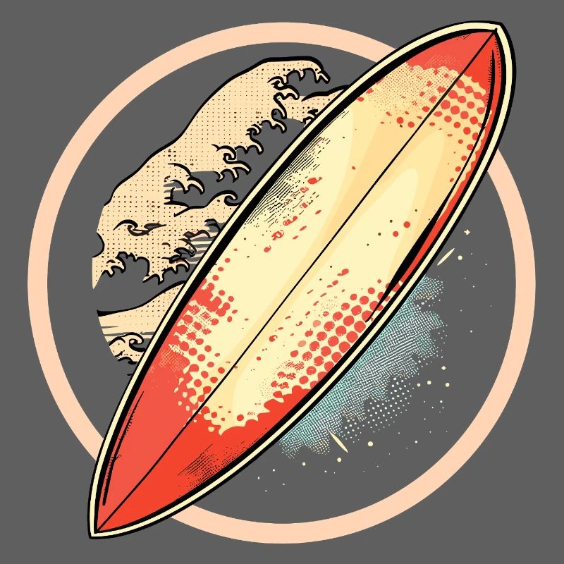 Graphiques de planche de surf