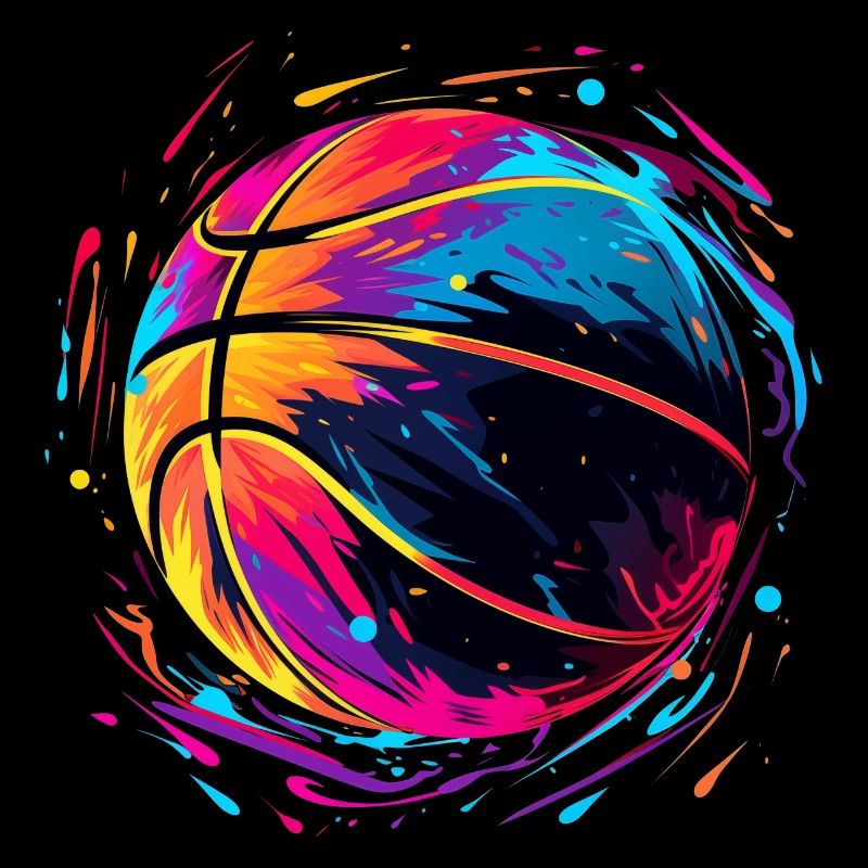 Basket-ball rétro Vaporwave